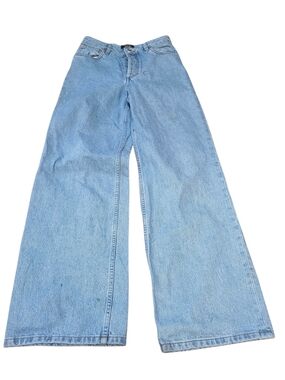 ​A.P.C. Elisabeth Wide-Leg 100% Cotton Jeans Light Wash Size 26 Button Fly